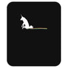 unicorn scooting on the floor Mousepad