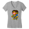 minion cyclops Women's V-Neck T-Shirt