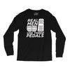 real men use 3 pedals Long Sleeve Shirts