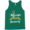 kings are born in january Tank Top