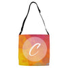 initials c Adjustable Strap Totes