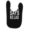 frankie says relax retro vintage Baby Bibs