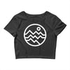 mountain bold (for dark) Crop Top