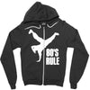 80's rule break dancer Zipper Hoodie
