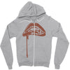vampire lips Zipper Hoodie