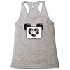 panda pixel Racerback Tank