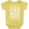 love love love camping! Baby Bodysuit