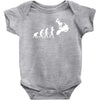 moto cross free style evolution cool Baby Onesie
