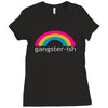 gangster ish Ladies Fitted T-Shirt