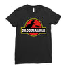 Daddysaurus Jurassic Park Ladies Fitted T-Shirt