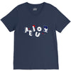vowel party time V-Neck Tee