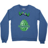 Preggosaurus Funny Crewneck Sweatshirt