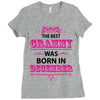 The Best Grammy Was Born In December Ladies Fitted T-Shirt