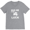 hug me for luck V-Neck Tee