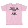 February Girl Toddler T-shirt