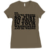 you're wrong Ladies Fitted T-Shirt