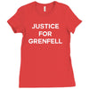 Justice For Grenfell Ladies Fitted T-Shirt