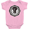 white and black Baby Bodysuit