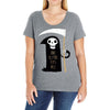 one scythe fits all Ladies Curvy T-Shirt