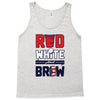 red white and brew Tank Top