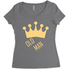 old man Women's Triblend Scoop T-shirt