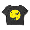 cat halloween Crop Top