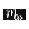 mrs. License Plate