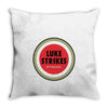 luke strikes Throw Pillow