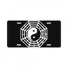 i ching ying and yang License Plate