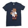bearly awake Ladies Fitted T-Shirt