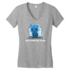 pay attention to me Women's V-Neck T-Shirt