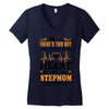 There's This Boy Who Stole My Heart He Calls Me Stepmom Women's V-Neck T-Shirt