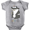 %5 unicorn %95 ninja Baby Bodysuit