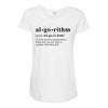 Algorithm Dictionary Maternity Scoop Neck T-shirt