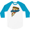 life is a pizza party 3/4 Sleeve Shirt