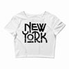 new york 2 Crop Top
