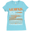 Geminis Difficult Ones To Understand Zodiac Ladies Fitted T-Shirt