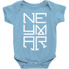 neyma white logo Baby Bodysuit