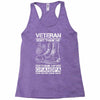 Veteran Don't Thank Me Thank My Grandpa Who Never Came Back Racerback Tank