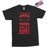 horror movies, pizza and beer Exclusive T-shirt