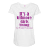 it's a gilmore girls thing Maternity Scoop Neck T-shirt