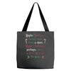 maybe christmas Tote Bags