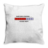 sarcasm loading please wait (2) Throw Pillow
