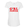 Girl Power Maternity Scoop Neck T-shirt