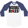 baseball rules 3/4 Sleeve Shirt