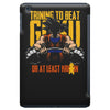 training to beat saiyan or at least warrior anime gym workout lifting iPad Mini