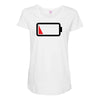Dead Battery Maternity Scoop Neck T-shirt