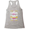 i am a february women Racerback Tank