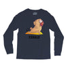yoga pug exhale Long Sleeve Shirts