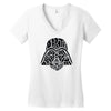 word vader Women's V-Neck T-Shirt